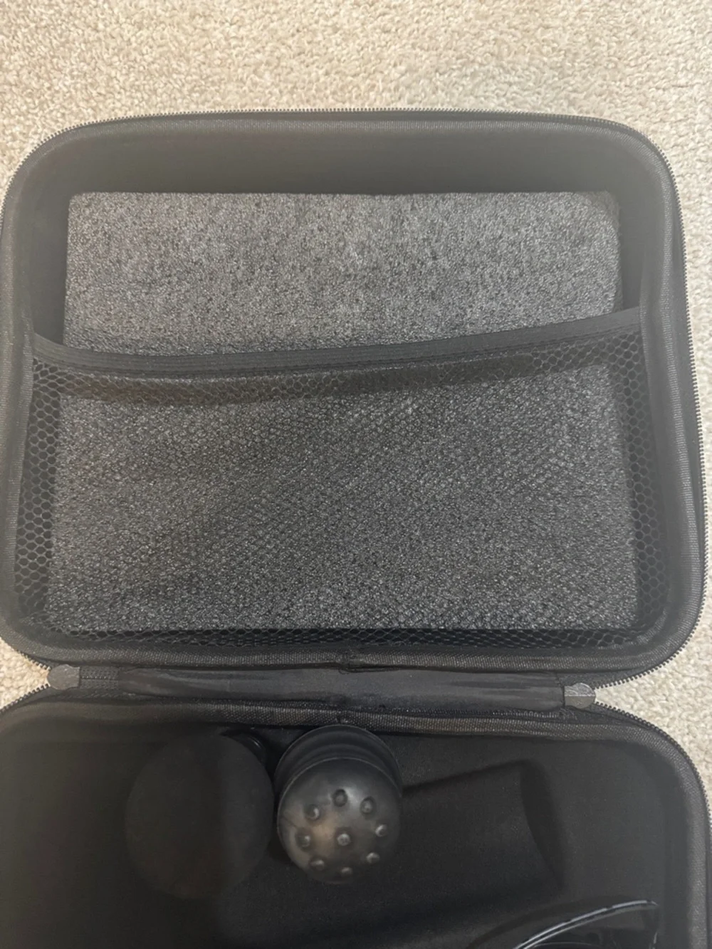 Crane Fitness Massage Gun Accessories Carrying Case Multiple Tool Attachments